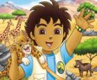 Диего и ребенка ягуа́р помочь животным в опасности в серии Go, Diego, Go!